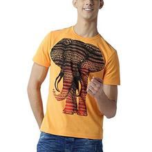 HUETRAP Men's Striding Elephant Short Sleeve T Shirt