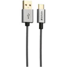 Verbatim 30 cm Type C To Type A USB Sync & Charge Cable - Grey