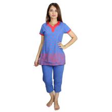 INSCL225 Pyajama Set For Women- Blue