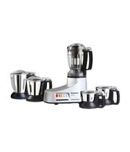 Panasonic MX-AC555 550W 5 Jar Super Mixer Grinder - (Silver Black)