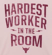 Under Armour Pink Project Rock Hardest Worker Short Sleeve T-shirt For Men 1357190-643