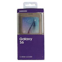 EF-CG920PFEGWW Galaxy S6 Polyurethane S View Cover - Apricot