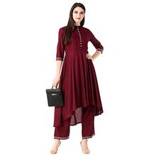 Khushal K Women's Rayon Printed Kurta With Palazzo Set