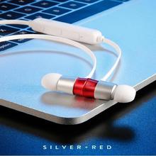 Baseus Encok Sports Wireless Earphone S07 Silver+Red