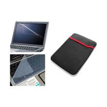Combo Of Screen Guard + Keyboard Guard + Inner Bag For 14.6" Laptop