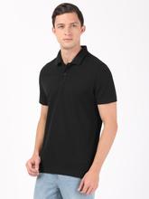 Jockey Men's Super Combed Cotton Rich Pique Fabric Solid Half Sleeve Polo T-Shirt