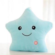 Luminous Pillow Star Cushion Colorful Glowing Pillow Plush