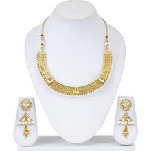 Sukkhi Traditional Choker Gold Plated Necklace Set for Women