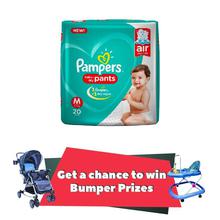 Pampers New Diapers Pants, Medium (20 Count)