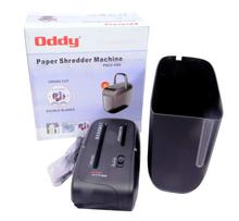 Black Oddy Level-3 & 8 Sheets Cross-cut Office Paper Shredder Machine