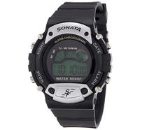 Sonata Super Fibre Digital Grey Dial Men's Watch-7982PP02