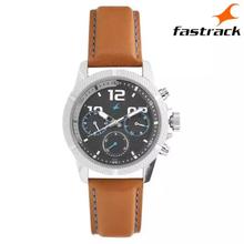 Fastrack 38007PP02 Black Dial Chronograph Watch For Men