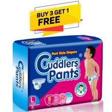 Cuddlers Pants Diapers Large, 8count (Buy 3 Get 1 Free)