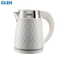 Glen White 1500W Stainless Metal Electric Kettle - 1.8L