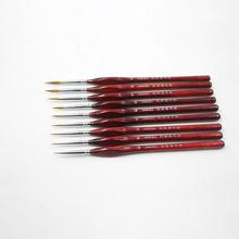 9 types Brushes for Drawing Gouache Oil Painting None Line