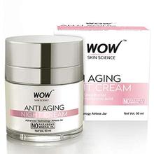 WOW Anti Aging No Parabens & Mineral Oil Night Cream, 50mL