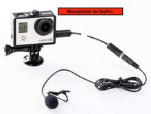 BOYA BY-LM20 Lavalier Microphone Clip-on Omnidirectional Condenser Microphone for GoPro