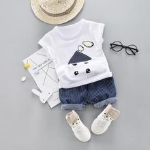 Cute Kid Baby Boy Cartoon House T-shirt Summer Clothing