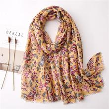 Korean Style Sun Protection Premium Printed Scarves For