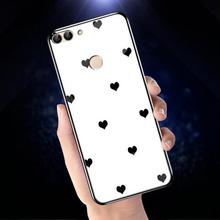 Luxury Tempered Glass Case For Huawei P Smart Case Silicon Nova Lite 2