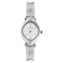 Titan Silver Dial Stainless Steel Strap Watch - 2417SM01