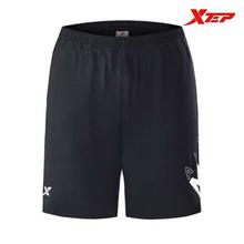 Xtep Black Woven Running Shorts For Men - 982329240130