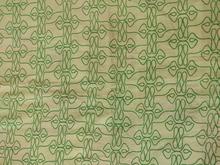 Freehand Draw Green Double Bed Cotton Bedsheet