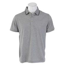 John Players Grey Solid Slim Fit Polo T-Shirt For Men - TSCR1029