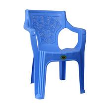 Marigold Plastic Chair with Rose Design