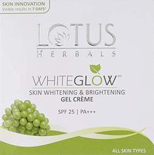 Lotus Herbals Whiteglow Skin Whitening & Brightening Gel Creme SPF 25 40g