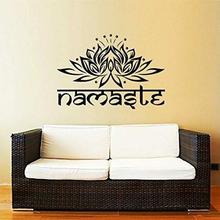 Namaste Lotus Flower Wall Sticker Decals