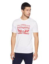 Levi’s White Printed Regular Fit Round Neck T-shirt