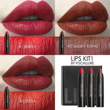 SALE-FOCALLURE Matte Lipstick Set Rich Color Velvet