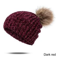 Fashion Winter Hat For Women Soft Thick Winter Warm Beanie