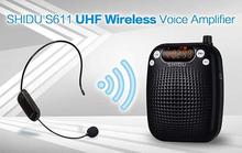 UHF Wireless Teachers Microphone with Speaker S611, Voice Amplifier Mic for Classroom