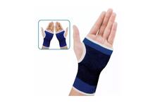 Palm Wrist Hand Grip Protector Brace Sleeve Support Glove-Blue