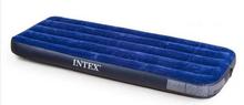 Intex Blue Flocking Single Air Mattress - 68950