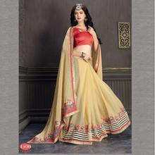 Designer Embroidered  Chiffon Saree with Blouse