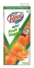Dabur Real Activ Orange Carrot Juice, 1ltr