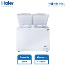 Haier 5-Star 350 Liters Hard Top Convertible Double Door Chest Freezer | HFC-350DM5 | World's No.1 Chest Freezer Brand