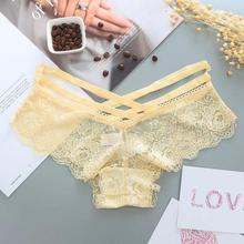 SALE- Sexy Panties Women Lace Low-rise Solid Sexy Briefs Female