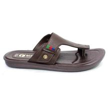 aeroblu Coffee Brown Slip On Casual Sandals For Men - QT89