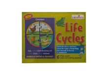 Creative Educational Aids Life Cycles Puzzle Game- Multicolored