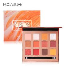 FOCALLURE 12 Colors Eyeshadow Palette Glitter Matte