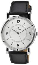 Titan Analog White Dial Men's Watch 1639SL03