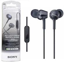 MDR-EX250AP In-Ear Headphones with Mic (Black)