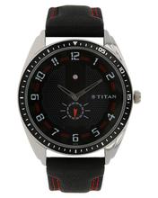 Titan Octane Black Dial Chronograph Watch For Men