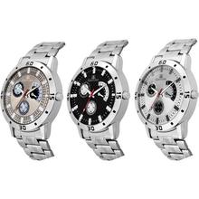 Combo Of Three Metallic Elegant Watch  - For Men