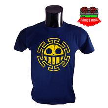 One Piece Hearts Pirates Navy Blue T-Shirt for Men