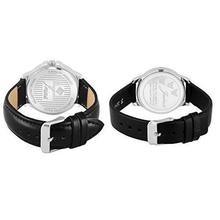 Jainx Black Analog Watch for Couple - JC454